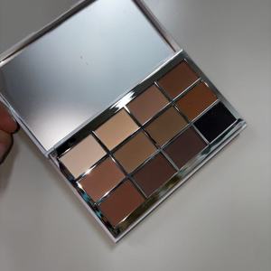 12 màu nhựa bóng mắt trang điểm làm cho thương hiệu riêng của bạn nhãn hiệu riêng Matte tùy chỉnh Eyeshadow Palette - Product Image 2