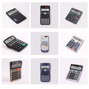 Factory Direct Sales Different Models 12-Digit Desktop Office Calculators Support Customized Solar Calculator For Kid Logo