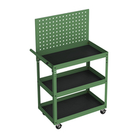 Chariot à outils robuste en acier de haute qualité, personnalisable, 3 tiroirs, pour le rangement d'outils d'atelier, OEM