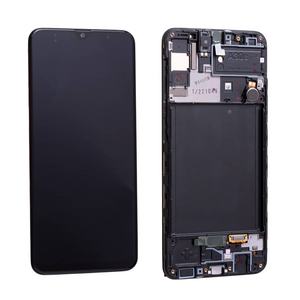 Pantalla táctil LCD para Samsung Galaxy A30s A307 con marco OLED negro - Product Image 1
