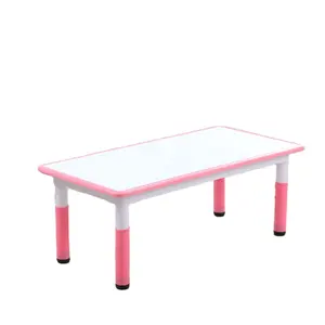 Kinderkamer Verstelbare Kinderen Meubels Opvouwbare Kinderen Studie Tafel Stoel School Gebruik Plastic Tafel En Stoel Set