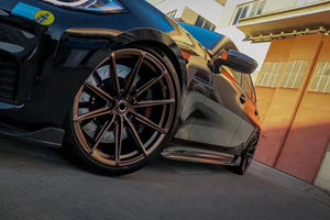 5x 120 चांदी एल्यूमीनियम मिश्र धातु गहरे खेल रेसिंग कार रिम्स कंटगुफा संशोधित जाली व्हील हब बीएमयू के लिए - Product Image 6