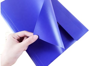 Bán Buôn A4 Phẳng Tập Tin Đàn Hồi Ban Nhạc Thư Mục Túi 3 Nắp Tập Tin Thư Mục Thiết Kế Đơn Giản Dây Tập Tin Túi - Product Image 2