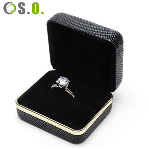 Boîte à bijoux de luxe personnalisée en cuir PU, emballage pour bijoux, boîte pour bracelet, boucles d'oreilles, collier, bague, boîte à bijoux - Product Image 2