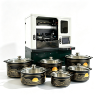 Imprimante numérique 3D UV rotative à 360° pour la production en un seul passage de pots et ustensiles de cuisine en verre/céramique/métal/plastique de grand diamètre