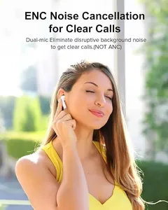 Écouteurs sans fil TWS <span class=keywords><strong>Air</strong></span> Headphone PRO 2 3 ANC intra-auriculaires avec numéro de série valide, LED, étanchéité IPX7, Bluetooth 5.3, chargement Type-C, faible latence - Product Image 6