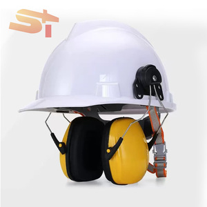 Auriculares de construcción SIKE, auriculares ABS insonorizados estilo casco de seguridad para protección contra el ruido en la industria - Product Image 3