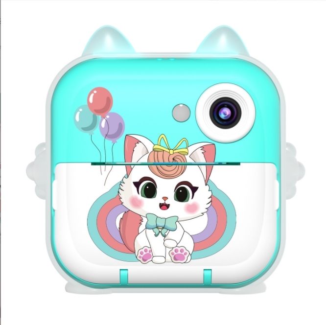Impresora de cámara instantánea Q5 Rainbow-azul