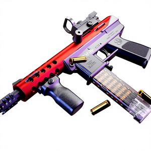 Nouvelle pistolet-jouet en plastique Handi TEC9, lanceur <span class=keywords><strong>de</strong></span> balles souples à éjection manuelle pour enfants - Product Image 1