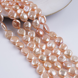 11-13mm White Rectangular Baroque Freshwater Pearls Loose <b>Beads</b> for DIY Pearl Jewelry <b>Bracelet</b> - Product Image 3