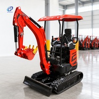 Mini-excavatrice compacte 1,8 tonne 2 tonnes 3,5 tonnes, mini-pelleuse, moteur Kubota, prix concessionnaire, EPA EURO 5 CE pour maison, ferme, jardin