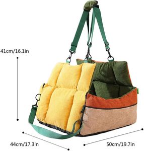 <strong>Pet</strong> Car Seats Small Dogs, 2-In-1Portable Leisure Outing <strong>Pet</strong> <strong>Booster</strong> Dog Car Seat Bed,<strong>Pets</strong> Travel Cars Seat <strong>Booster</strong> with Seatbelt - Product Image 5