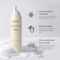 Mousse coiffante pour texture, booste boucles naturelles, tenue longue durée, anti-humidité, légère, volume
