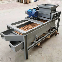 Machine à casser les noix automatique à prix d'usine, décortiqueuse d'amandes, pour la décorticage secondaire des amandes et des noix de pécan