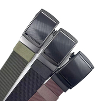 Ceinture tactique d'extérieur personnalisée pour homme, ceinture en nylon réglable avec boucle automatique en alliage