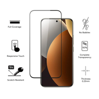 Protection d'écran en verre trempé 3D avec colle intégrale pour Xiaomi, anti-rayures, pour Redmi Note 15 Pro+ 5G