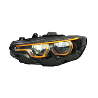 Phare avant SJC pour BMW Série 4 F32 F36 F80 F82 V3 Exclusive, phare LED fumé/ombre, jaune, blanc, ambre, DRL, lampe avant
