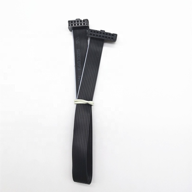 Factory Supply AWM2651 28awg 10 14 16 20 24 40 Pin 2.54 mm 1.27 Pitch Idc Connectors Black Flat Ribbon Cable