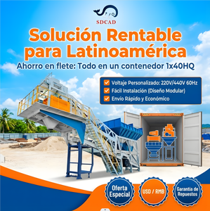 Impianto Mobile per Calcestruzzo YHZS35 Completamente Automatico con Motore Diesel, Senza Necessità di Elettricità, in Vendita - Product Image 2