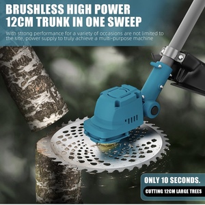 Coupe-bordures sans <span class=keywords><strong>fil</strong></span> à batterie avec lames interchangeables et rétractables pour une coupe électrique précise des pelouses et jardins - Product Image 5