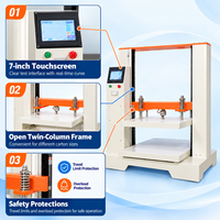 Testeur de résistance à la compression pour boîtes de laboratoire, machine d'essai de compression pour cartons ondulés, test BCT pour laboratoire d'emballage