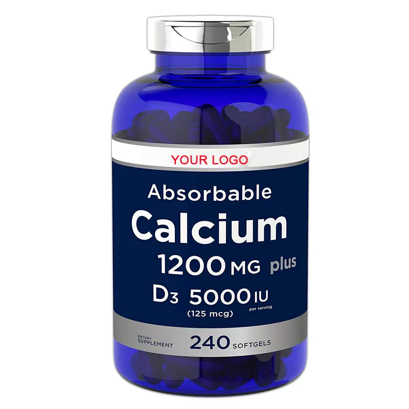 Suplemen Nutrisi Tulang Kalsium + D3 Softgel Yang Dapat Diserap Grosir