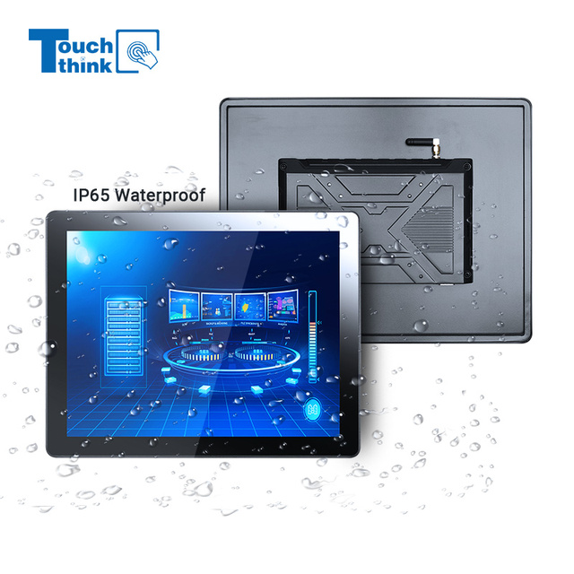 Industrial 21.5 Inch Wide Voltage 12-36V IP65 Waterproof High Resolution Capacitive Touchscreen Panel A+ Embedded Computer
