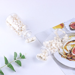 ขวดใสขนาด 300 มล. ฝาเปิดแบบฉีกได้ สำหรับอาหารเสริม ขวดพลาสติก PET สำหรับสัมผัสอาหาร ปิดผนึกอย่างดี พร้อมฝาเกลียวและฝาเปิดปิด - Product Image 1