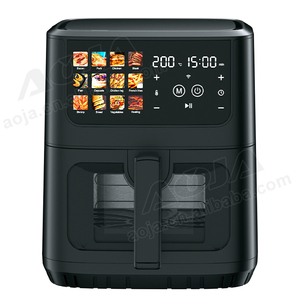 New Hot nhà máy thiết kế giá rẻ Thông Minh Nồi chiên không khí vuông 6L 6.5L 7L nhựa SS với có thể nhìn thấy cửa sổ và đặc biệt kỹ thuật số màn hình cảm ứng - Product Image 2