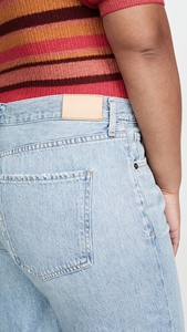 <span class=keywords><strong>Jeans</strong></span> a vita alta da <span class=keywords><strong>donna</strong></span> tutti i giorni 100% cotone - Product Image 3