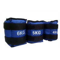 Sac de frappe lesté 1kg-6kg, couleurs personnalisables bleu et rouge, pour chevilles et poignets, équipement de boxe et d'arts martiaux, entraînement