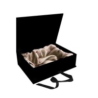 Boîte d'Emballage Personnalisée pour Perruques avec Logo, Boîte Magnétique pour Perruques avec Accessoires en Soie Satinée