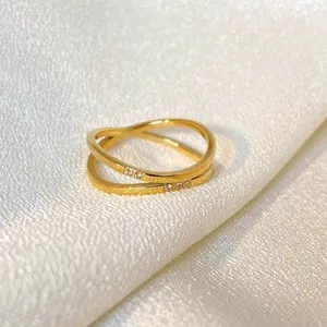 Двухслойное кольцо из нержавеющей стали с цирконием
