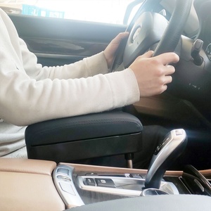 Boîte de rangement pour console de voiture, accoudoir universel, repose-bras réglable, accessoires intérieurs pour voiture - Product Image 4