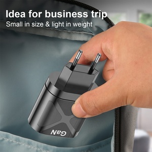 Adaptador de Carga Rápida GaN PD de 65W para Portátil, Cargador Rápido Tipo C PD, Cargador USB <span class=keywords><strong>QC3</strong></span>, Cargador de Pared - Product Image 6