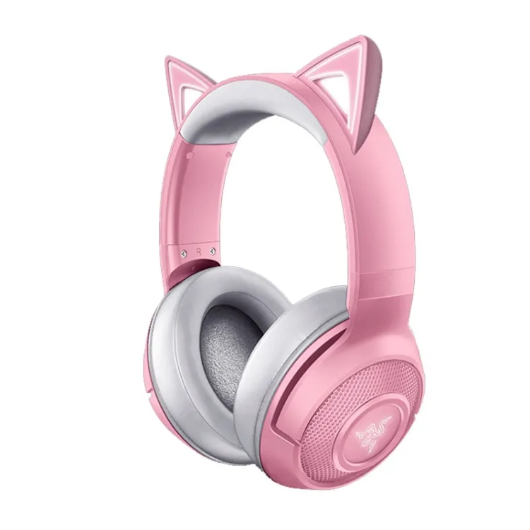 Originele Razer Kraken Draadloze Kitty Editie Symfonie Rgb Razer Ruisonderdrukking Draadloze Hoofdtelefoon