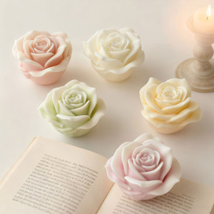 وصل حديثًا قالب سيليكون على شكل وردة للشموع العطرية - Product Image 6