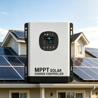 Contrôleur de charge MPPT robuste 120A 96V certifié ROHS 12V/24V, efficacité 99%, protection contre les courts-circuits, grands bornes