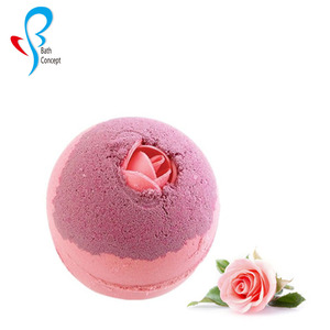 Bombe de bain organique OEM 100%, vente en gros, tout naturel, parfum de fleur unique, abri de bain, pour la peau, stock - Product Image 1