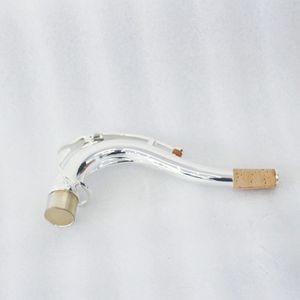 Saxofón <span class=keywords><strong>Tenor</strong></span> Profesional en Tono Bb, Instrumento de Viento Madera, Plateado - Product Image 5