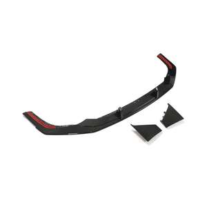 Sobre estilo fibra de carbono parachoques delantero labio spoiler apto para Audi RS7 2020-2021 - Product Image 3