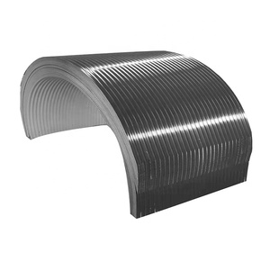 Cubiertas de cubierta de transportador de plástico reforzado, cubiertas a prueba de polvo para la protección de rodillos de cinta transportadora, fibra de vidrio económica - Product Image 2