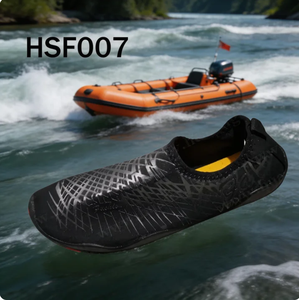 HY, Zapatos de Agua para Rescate Acuático, Fáciles de Usar, de Secado Rápido, para Actividades de Navegación, Fáciles de Poner y Quitar, Negros y Azules, Zapatos de Surf HSF006 - Product Image 3