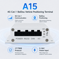 Dispositif de suivi des véhicules A15 4G Cat.1 BeiDou BDS B2A/B1C, traceur télémétrique JT/T808, IP51 -20~75 pour flotte de construction