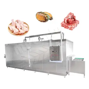 MY High Quality Fast Tunnel Freeze Blast Chiller Small Iqf Individual Quick Liquid Azote Tunnel Freezer
