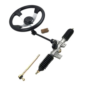 ATV/UTV Buggy với tay lái trợ lực 325mm/420mm Go Kart karting xoay 2 vòng tròn kim loại mới bánh răng Hộp bánh răng - Product Image 5