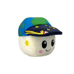 Artemis Ii Rise Plush Toy <b>Pillow</b> Earth Hat Design For Kids 2 To 4 Years Unisex <b>Soft</b> PP Cotton Fill - Product Image 2