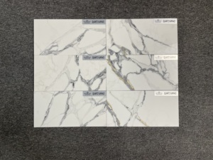 GOLDTOP OEM/ODM Encimera de Cuarzo Artificial Calacatta Blanca Moderna, Diseño Paonazzo Verona para Uso en Villas, Resistente al Calor - Product Image 3