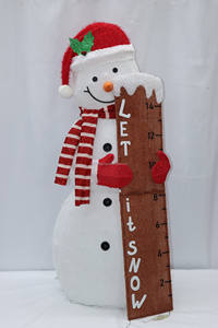 إضاءة LED ثلاثية الأبعاد عالية الجودة بطول 48 بوصة على شكل رجل ثلج مع مجرفة وشجرة، إضاءة خارجية للديكور المنزلي في عيد الميلاد والعطلات - Product Image 6