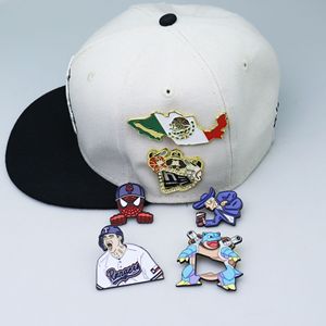Broches en alliage de zinc émaillé avec strass, motif papillon, accessoires de chapeau, cadeau unisexe - Product Image 3